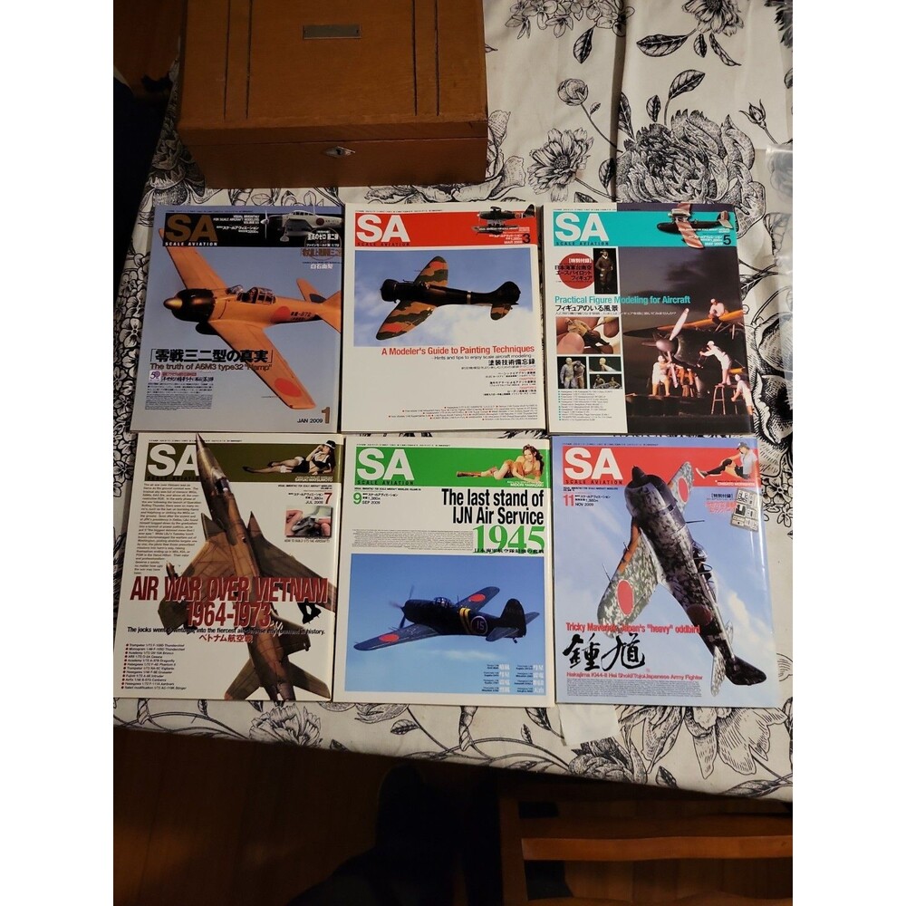 Scale Aviation 2009 Lot Complete Magazine Japanese Japan Model Aircraft